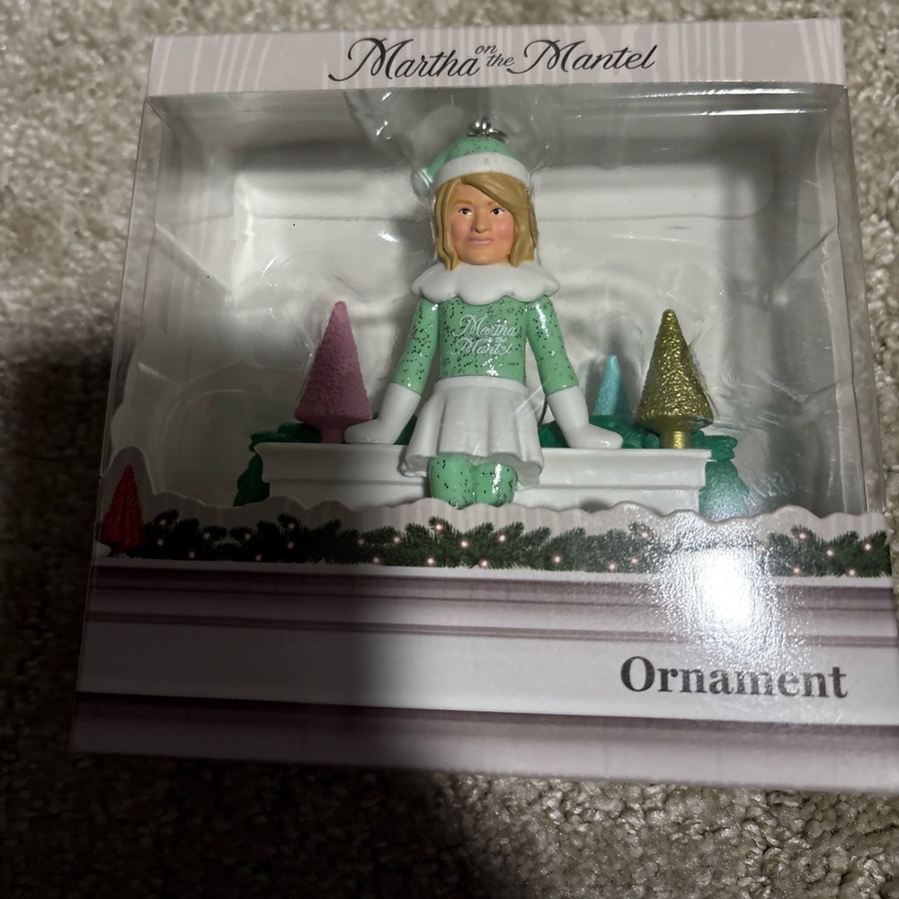 Martha Stewart Martha on the Mantle A Holiday Tradition Collectible Ornament NEW